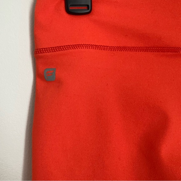 Fabletics Capri Leggings sz Small Orange - Picture 3 of 5